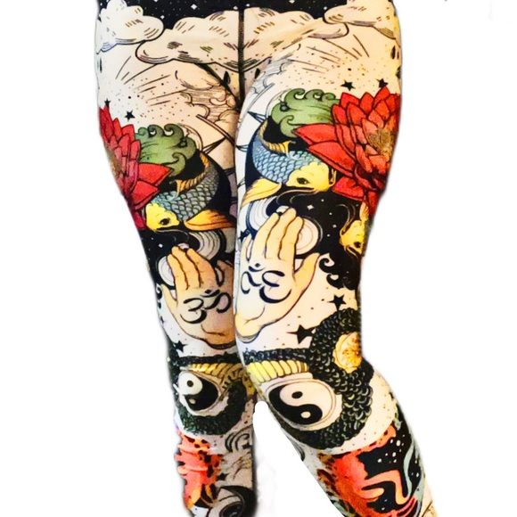 So Zen Tattoo Design  Leggings - Picture 3 of 12